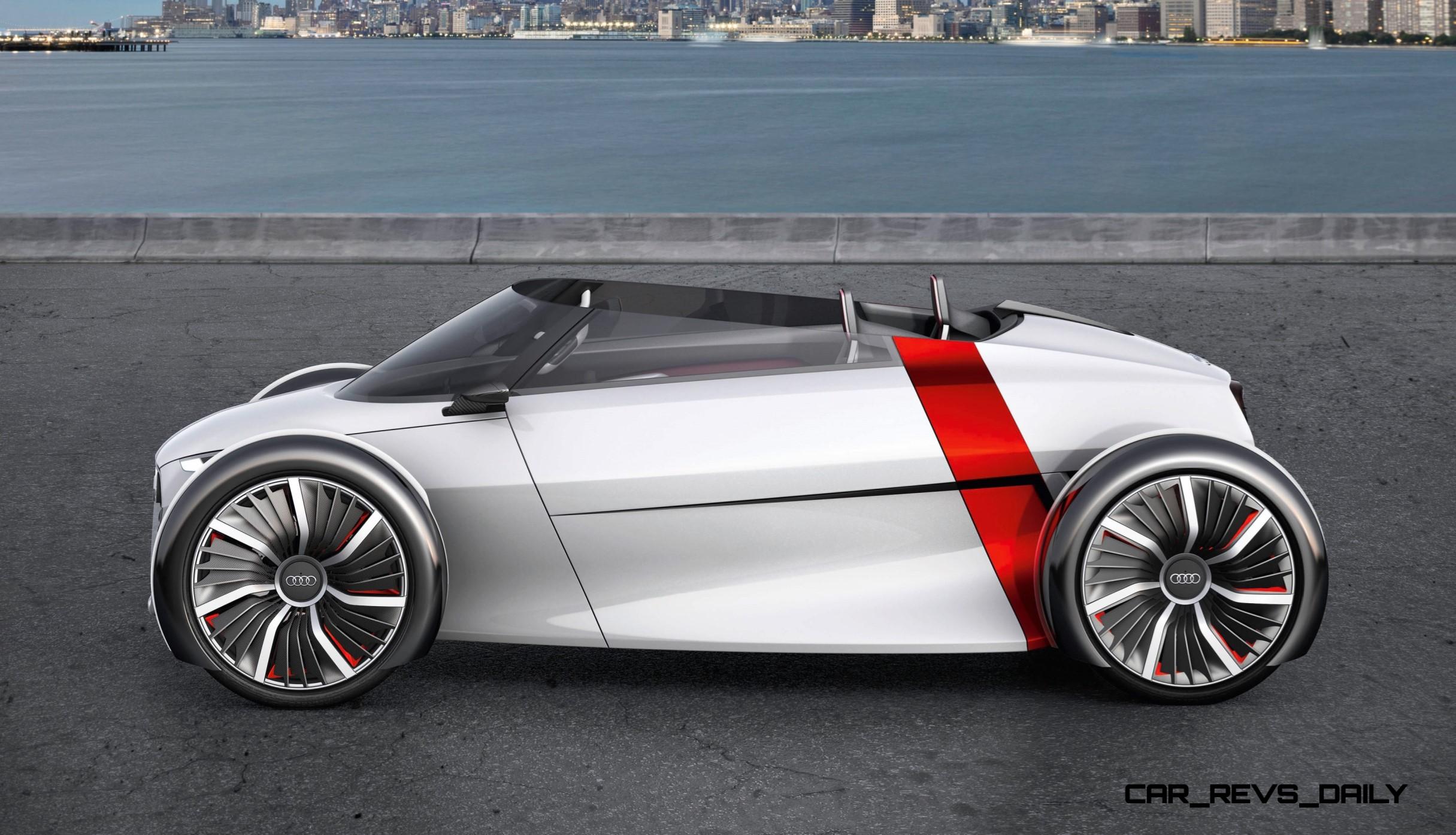 奥迪scooter,motorscooter urban concept spyder is 2 seater for scooter phobes 2011 audi