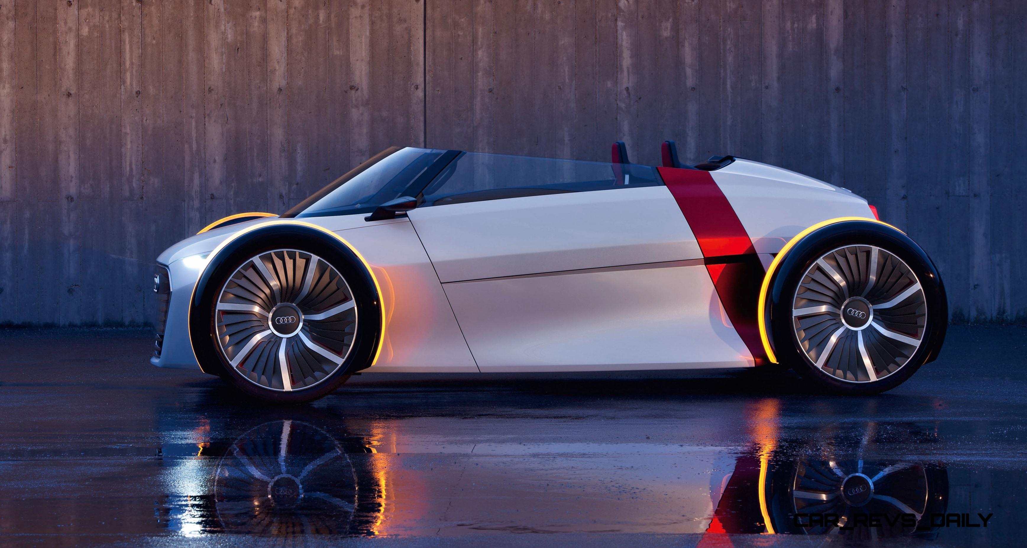 奥迪scooter,motorscooter urban concept spyder is 2 seater for scooter phobes 2011 audi