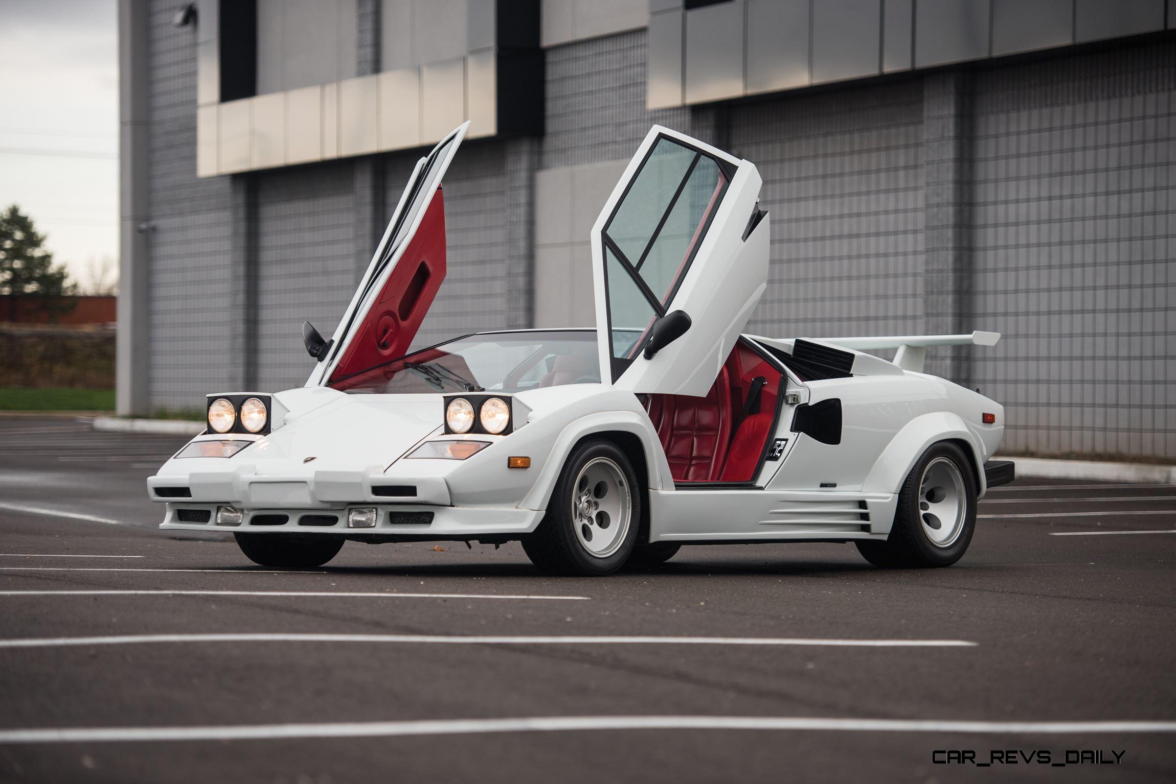 1988.5 Lamborghini Countach 5000 QV in Bianco White is AS ...