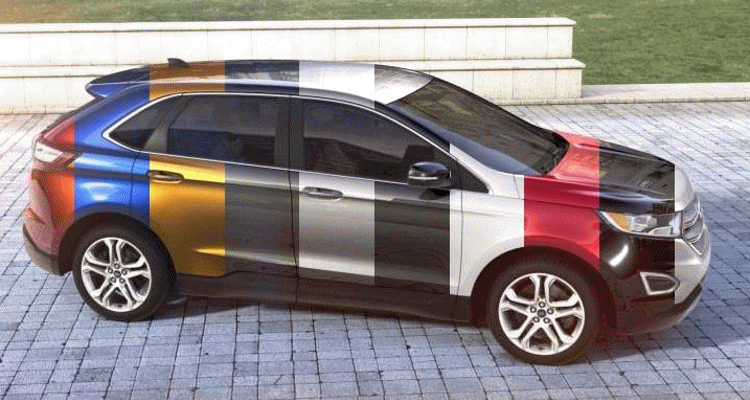 2018 Ford Edge Color Chart
