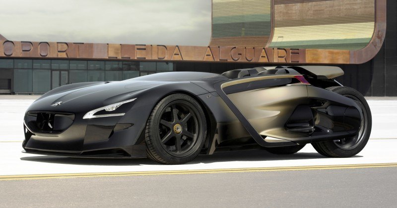 2011 Peugeot EX1 is Part EV, Part Quad-Bike and Part Track-Day Supercar 1
