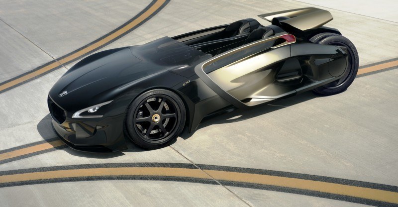 2011 Peugeot EX1 is Part EV, Part Quad-Bike and Part Track-Day Supercar 2