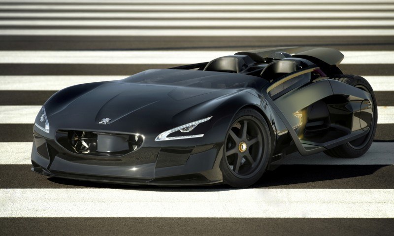 2011 Peugeot EX1 is Part EV, Part Quad-Bike and Part Track-Day Supercar 3