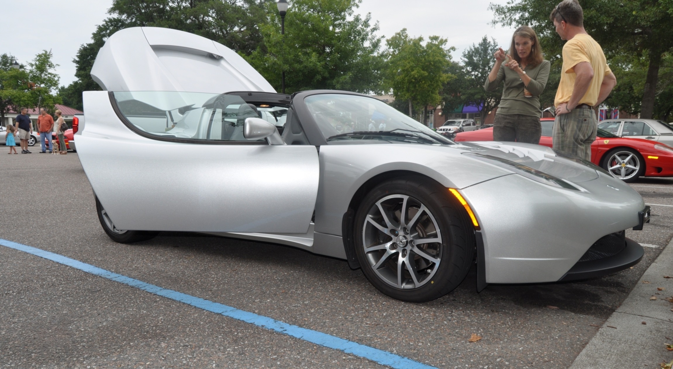 Charleston Cars and Coffee Gallery - 2011 TESLA Roadster
