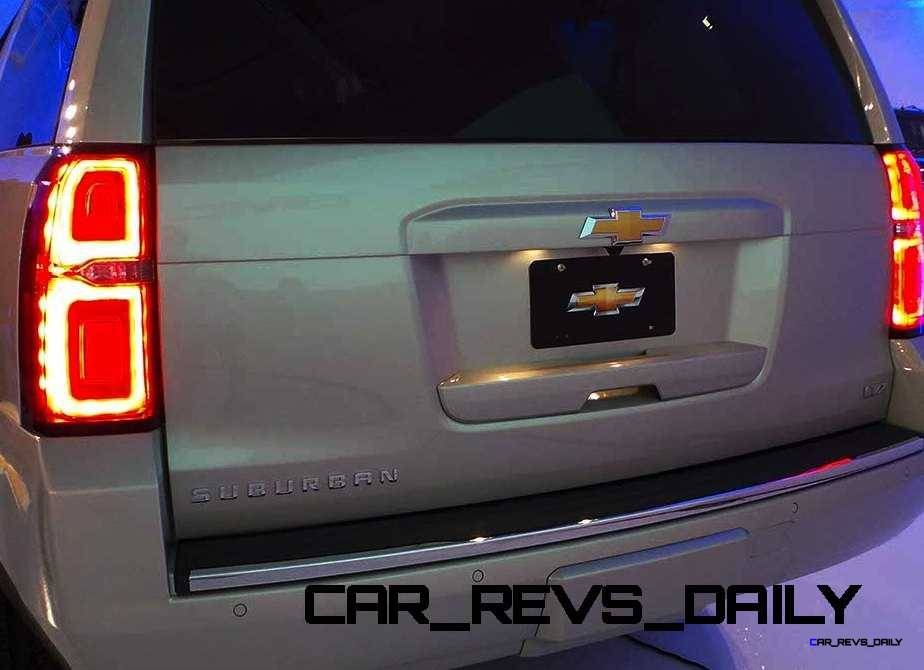 2015 Chevrolet Suburban Interior Featuring Power Fold Flat Seats