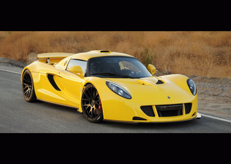 265MPH Hennessey Venom GT - Animated GIF