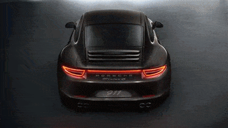Porsche Carrera 4 and C4S Animated GIF