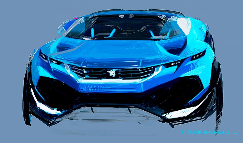 2014 Peugeot Quartz Concept Revealed Ahead of Paris Show 3