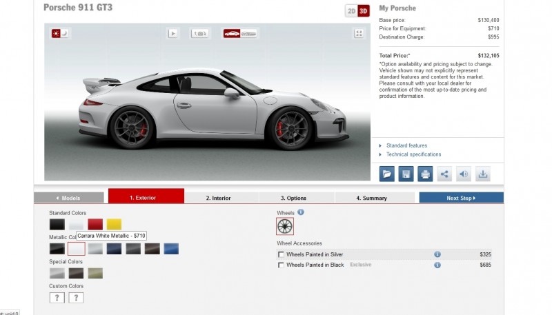 2014 Porsche 911 GT3 All Colors  10