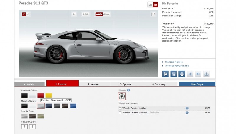 2014 Porsche 911 GT3 All Colors  11