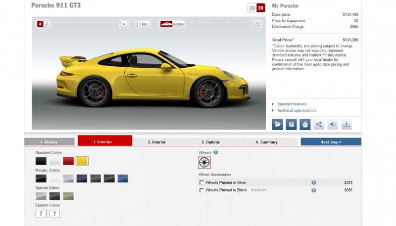 2014 Porsche 911 GT3 All Colors  5
