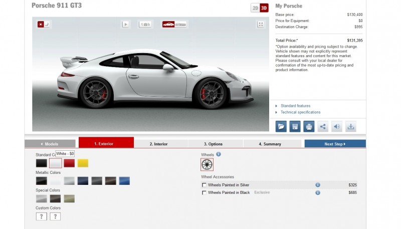2014 Porsche 911 GT3 All Colors  7