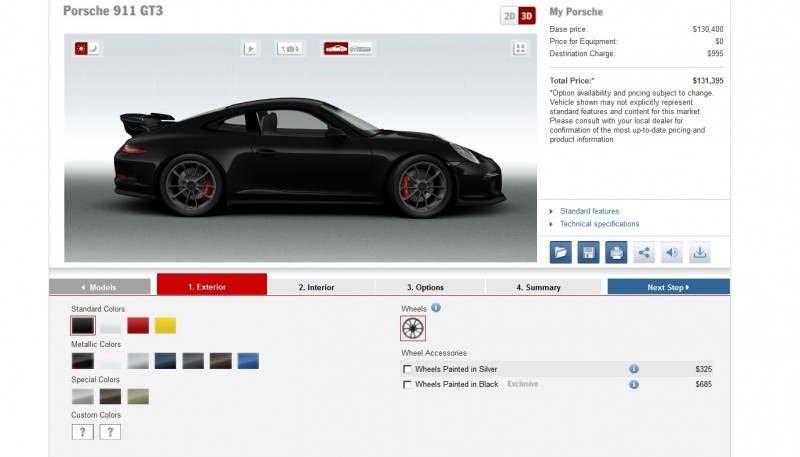 2014 Porsche 911 GT3 All Colors  8