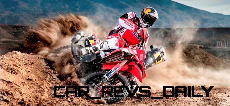Sam Sunderland ( Honda HRC Team ) performs during the in 2014 Dakar Team Activations. Spain on October 28th, 2013