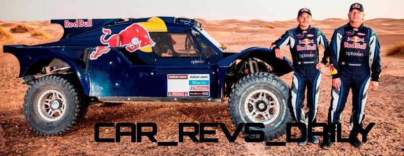 Gilles Pillot and Ronan Chabot during the preparations of Dakar 2014 in Arfoud, Morocco, on October 9th, 2013