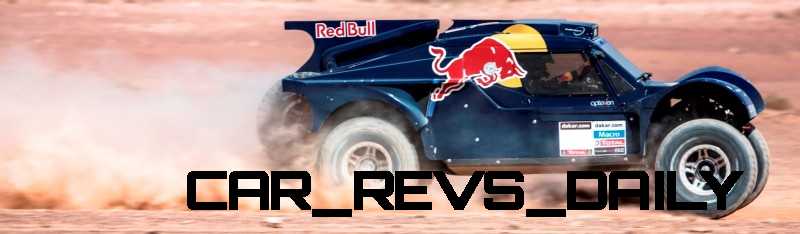 Ronan Chabot drives in the desert during the preparations of Dakar 2014 in Arfoud, Morocco, on October 10th, 2013