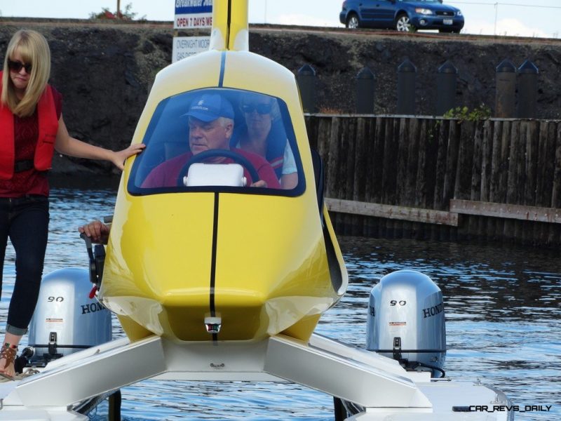 Helicat22 At Miami Boat Show Seems to Best of All Worlds -- Twin-Engine Catamaran is FAST -- Even In Rough Waters 17
