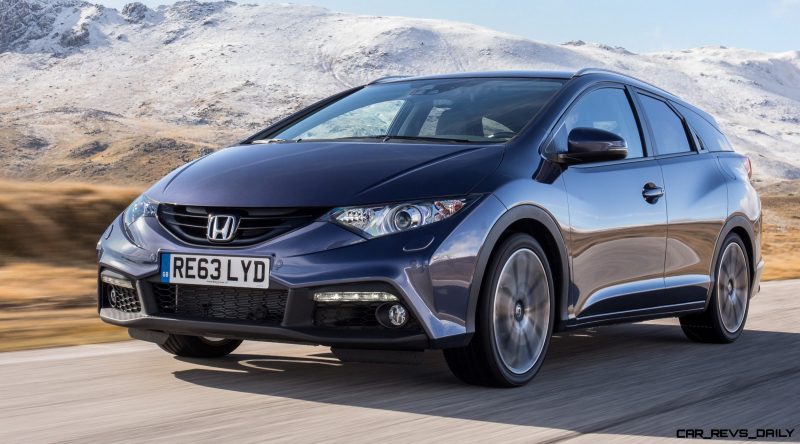 UK Honda Civic Tourer Touts Inner Beauty -- But This Wagon Is Gorgeous vs. Clinically-Depressed U.S. Civic 13
