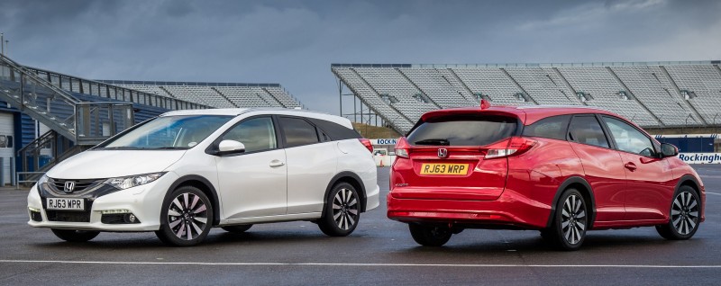 UK Honda Civic Tourer Touts Inner Beauty -- But This Wagon Is Gorgeous vs. Clinically-Depressed U.S. Civic 26