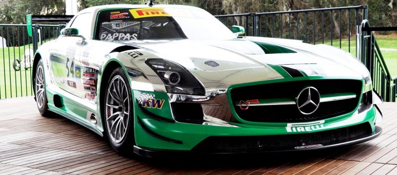 Black Swan SLS AMG GT3 In Detail -- Incredibly Fascinating Aerodynamic Solutions Under Disguise Mirror Wraps 1