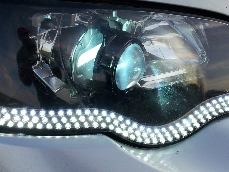 DIY LED Headlights - HID Lowbeams 6X 20cm LED Flexstrips_7192002104_l