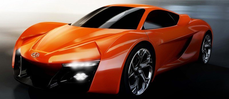 Hyundai PassoCorto Sports Car Is Torino Design Vision Come to Life!  Innovative Folded Surfacing + Hidden Cameras Replace Rear Glass 3