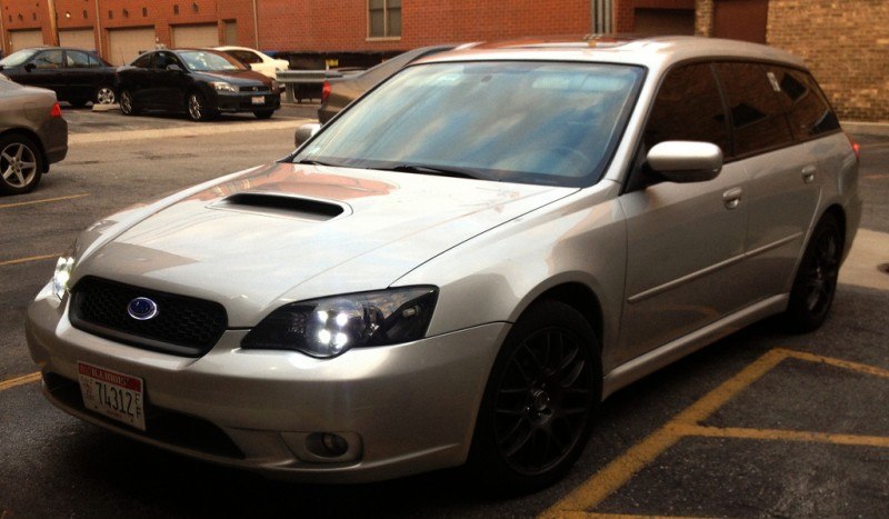 Legacy GT LED daytime running lights, LED highbeams, LED badge_8233628816_l