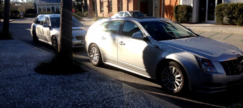 My 30PSI-Boosting Subaru Legacy GT on HD GoPro Video + Photo Comparo vs Cadillac CTS 3.6 Wagon 3