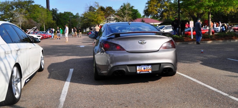 2014 Hyundai Genesis Coupe 3.6 R-Spec at Cars & Coffee - Wearing Custom Lime Green Wheels16