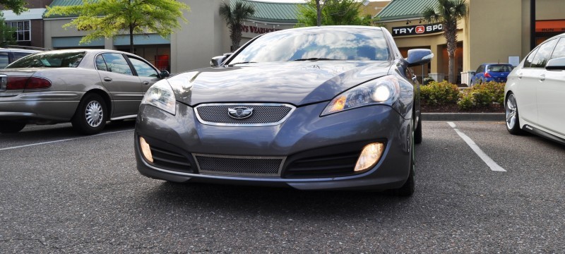 2014 Hyundai Genesis Coupe 3.6 R-Spec at Cars & Coffee - Wearing Custom Lime Green Wheels7