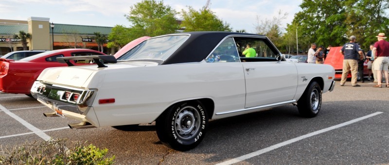 Mini Musclecar Is Ready To Boogie! 1973 Dodge Dart Swinger at Charleston, SC Cars and Coffee 22