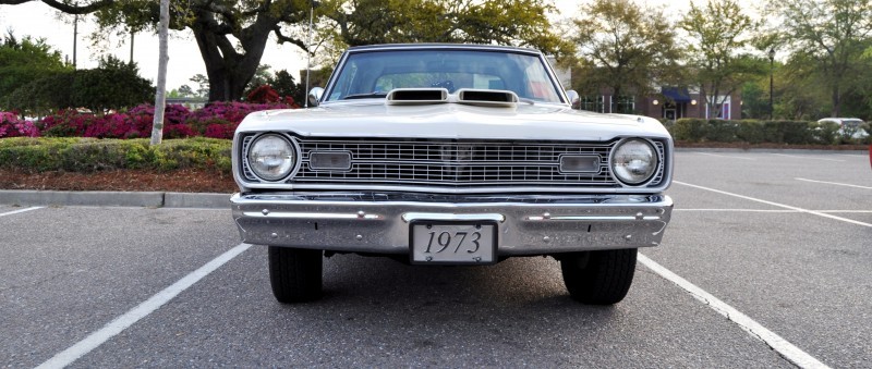 Mini Musclecar Is Ready To Boogie! 1973 Dodge Dart Swinger at Charleston, SC Cars and Coffee 3