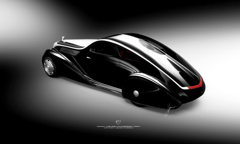 Car-Revs-Daily.com Compares Ugur Sahin Design's 2014 RR Round Door Coupe with Original 1925-34 Jonkheere 3