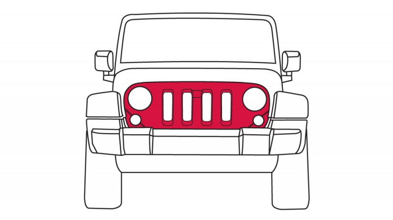 High-Fashion JEEP Upgrades - KAHN Design Shows Sexy New Wrangler Grilles, LEDs, Wheels and Leathers 31