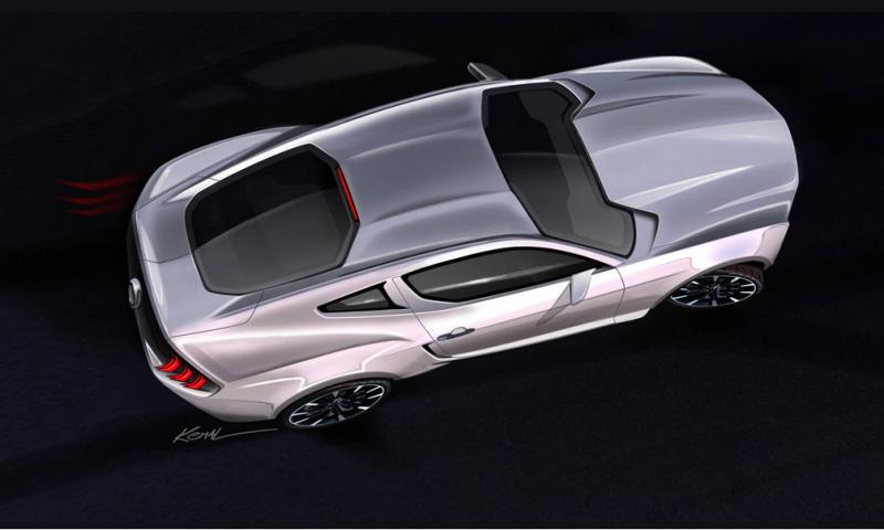 6th Generation Mustang Ideation Sketches