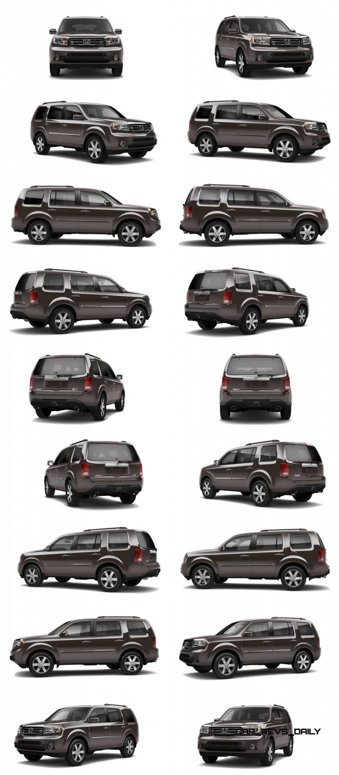 2014 Honda Pilot Color Chart