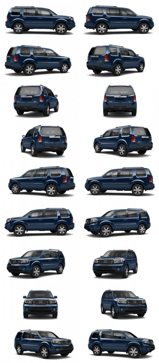 2015 Honda Pilot Colors 53-tile blue