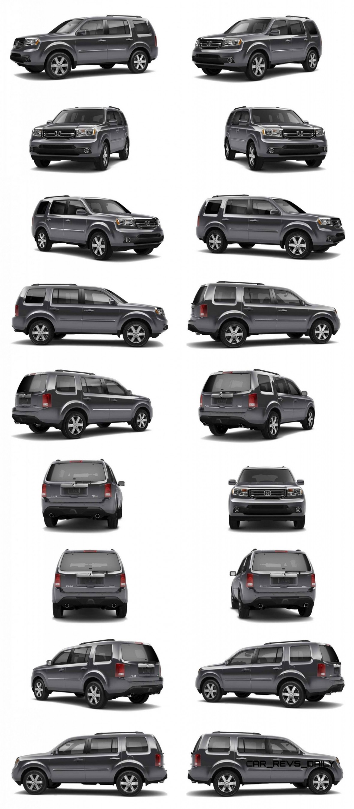 2015 Honda Pilot Color Chart