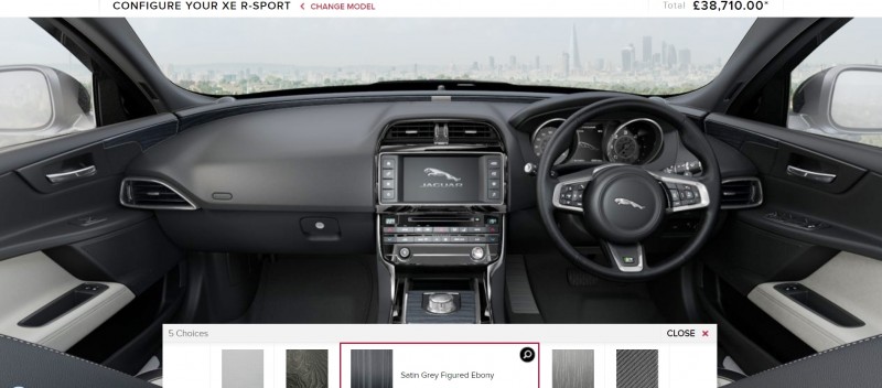 JAGUAR XE Configurator 92
