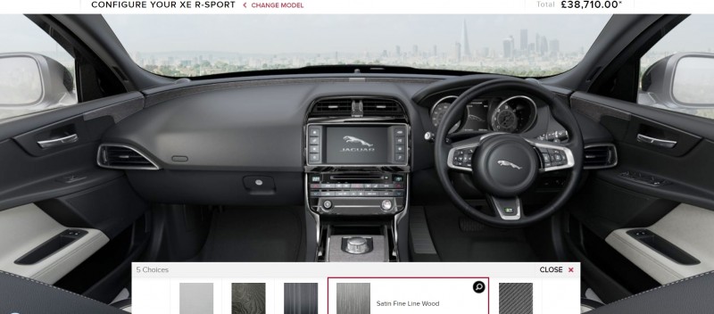 JAGUAR XE Configurator 93