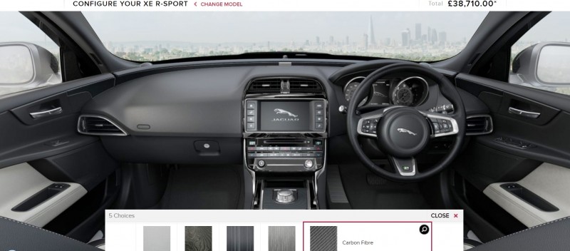 JAGUAR XE Configurator 94
