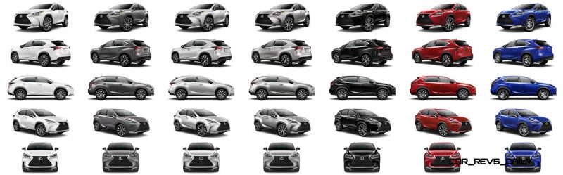 2015 Lexus NX200t F Sport COLORS 1-tile
