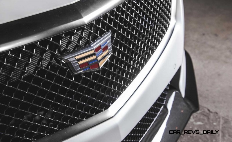 2016 Cadillac CTS-V Crystal White Tricoat 14