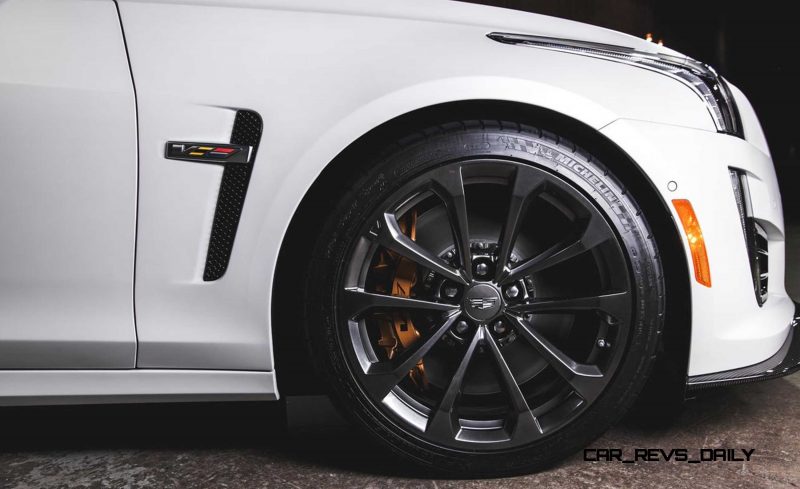 2016 Cadillac CTS-V Crystal White Tricoat 15
