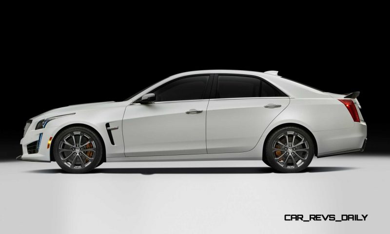 2016 Cadillac CTS-V Crystal White Tricoat 27