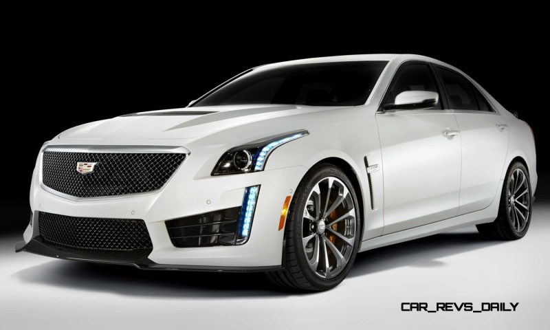 2016 Cadillac CTS-V Crystal White Tricoat 5