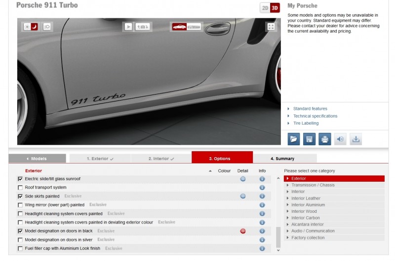2015 Porsche 911 Turbo S - Configurator Options 17