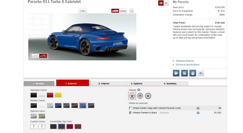 2015 Porsche 911 Turbo S - Configurator Options 27