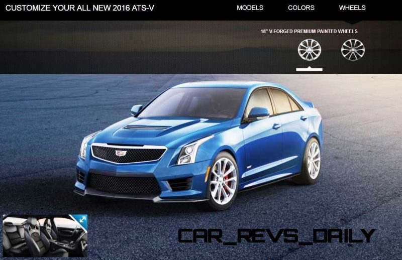 2016 Cadillac ATS-V - Colors and Wheels Preview 11
