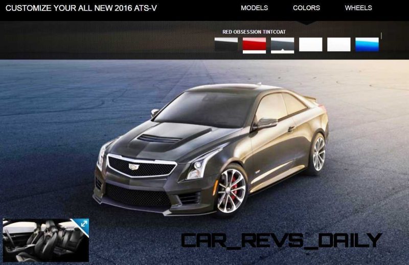 2016 Cadillac ATS-V - Colors and Wheels Preview 16